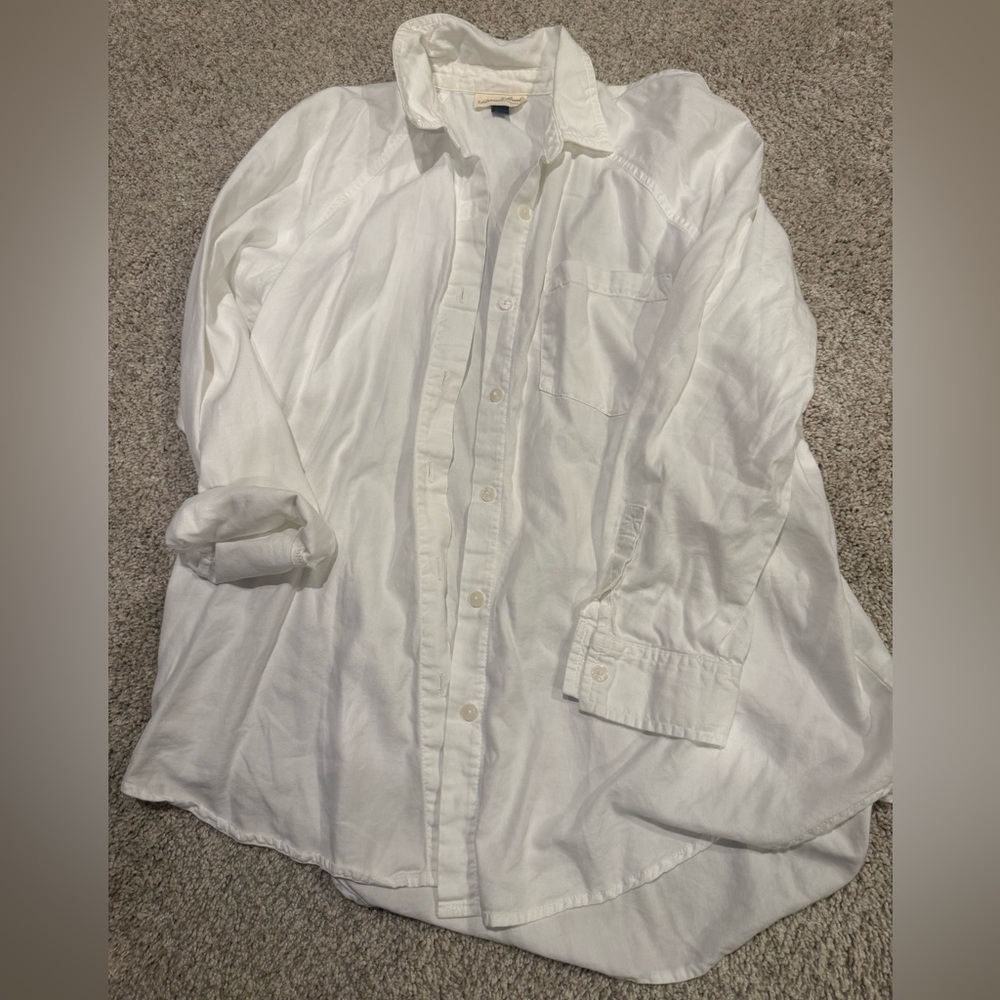 Universal Thread White Button Down Shirt - image 1